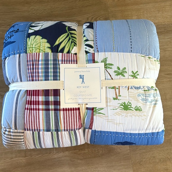 Pottery Barn Kids Key West Quilt - NEW - Picture 2 of 7